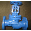 DIN PN16 Soupape à ventre flasque à ventouse Globe Valve